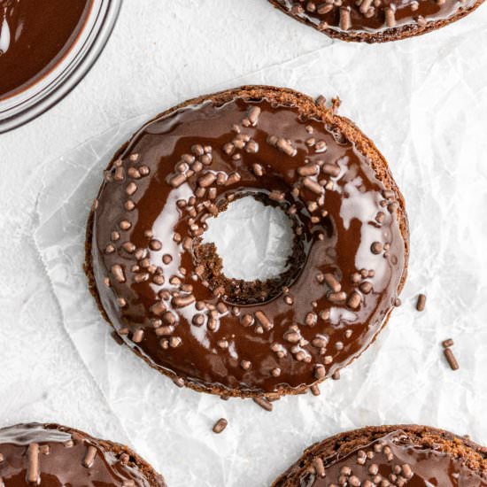 Double Chocolate Donuts