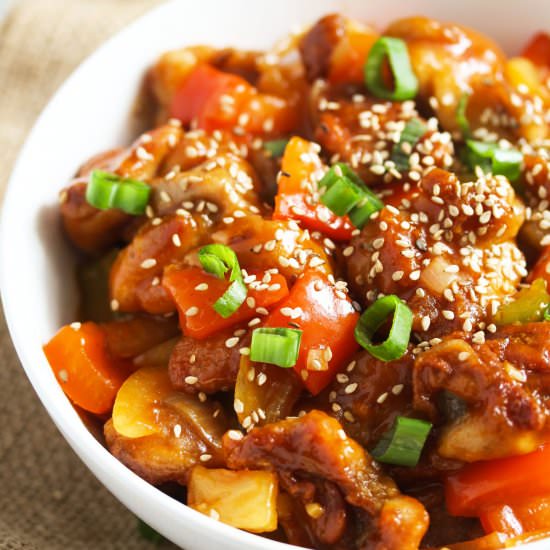 Hong Kong Style Sweet Sour Chicken