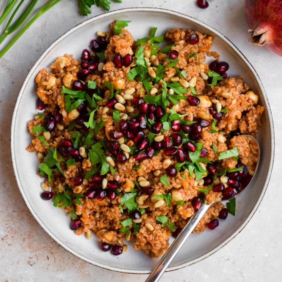 Syrian Bulgur Wheat Salad