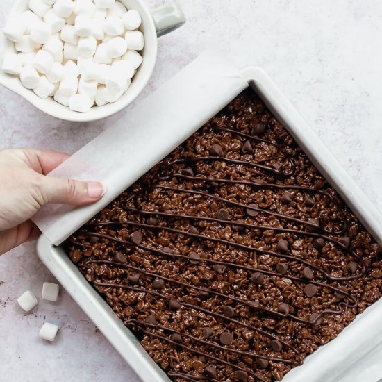 Chocolate Rice Krispies Treats