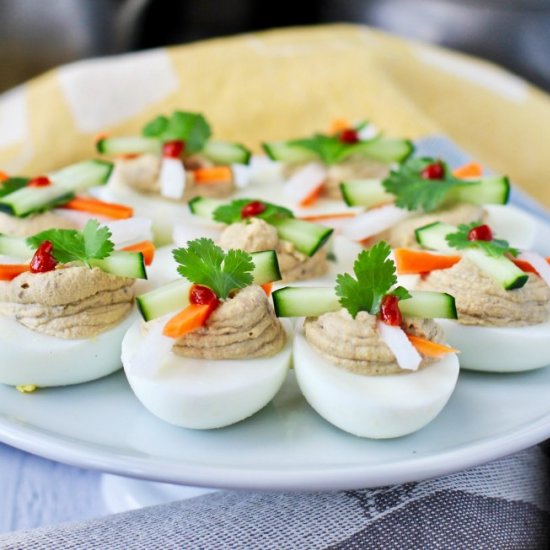 Banh Mi Deviled Eggs