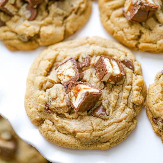 Snickers Peanut Butter Cookies