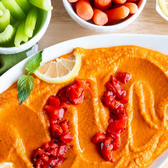 Roasted Red Pepper Hummus