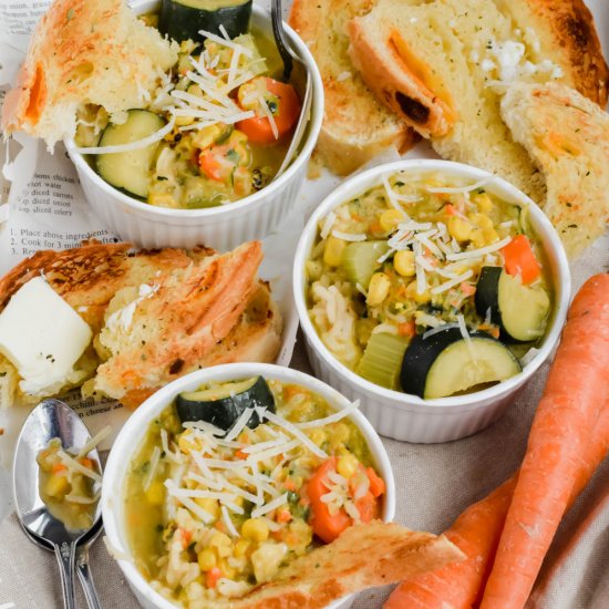 Healthy Zucchini Corn Chowder