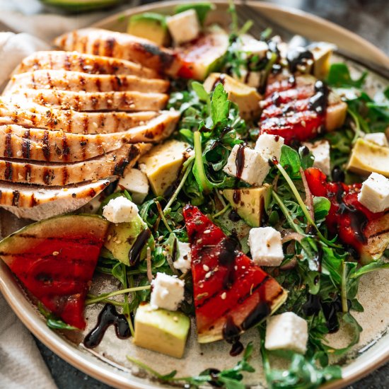 Grilled Watermelon Salad