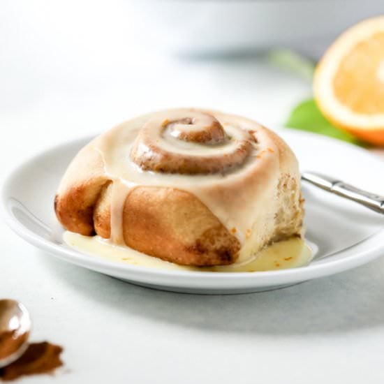 Cinnamon Rolls with Orange Glaze