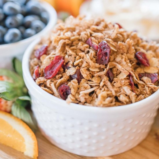 Cranberry Cinnamon Granola