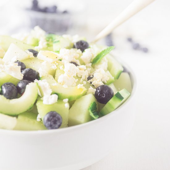 Melon and Blueberry Fruit Salad