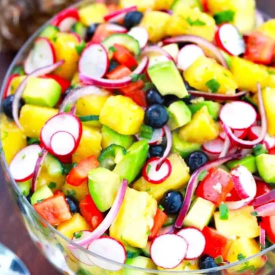 Pineapple Cucumber Salad