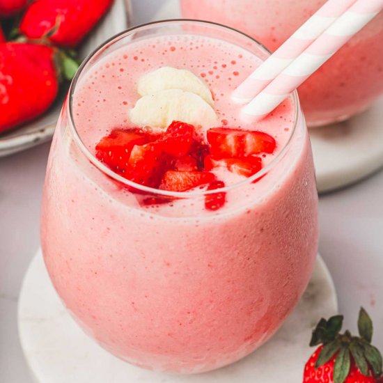 Strawberry banana smoothie recipe