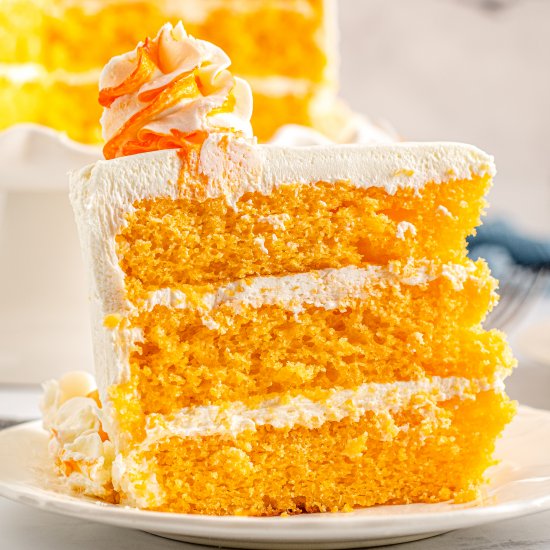 Orange Creamsicle Cake