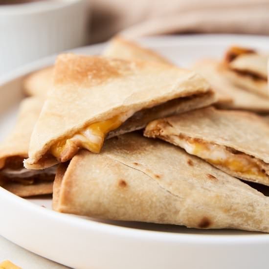 Crispy Vegan Quesadillas