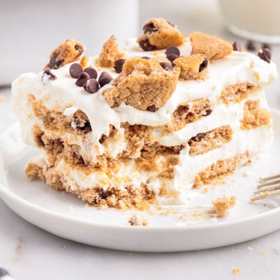 Chocolate Chip Cookie Icebox Cake