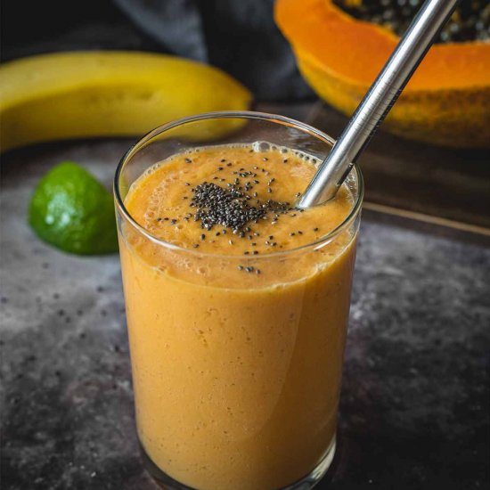 Papaya Banana Smoothie