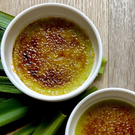 Pandan Crème Brûlée