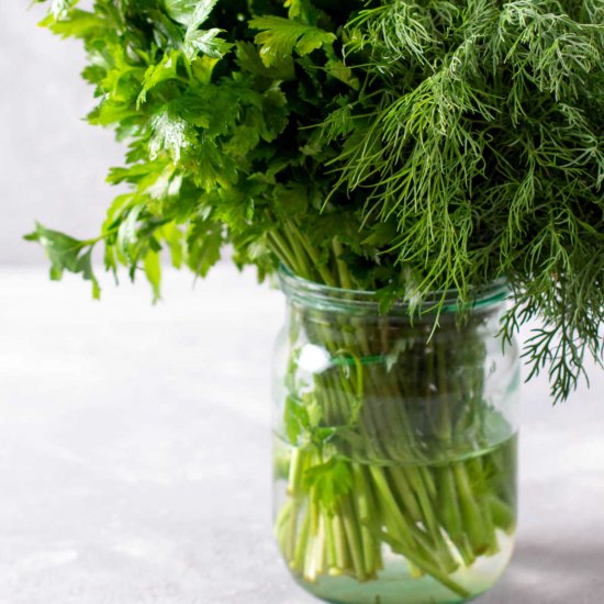 How To Store Fresh Herbs