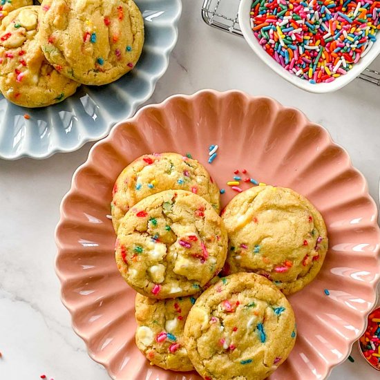 Small Batch Funfetti Chip Cookies