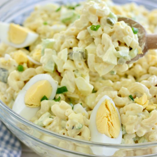 Deviled Egg Mac Salad