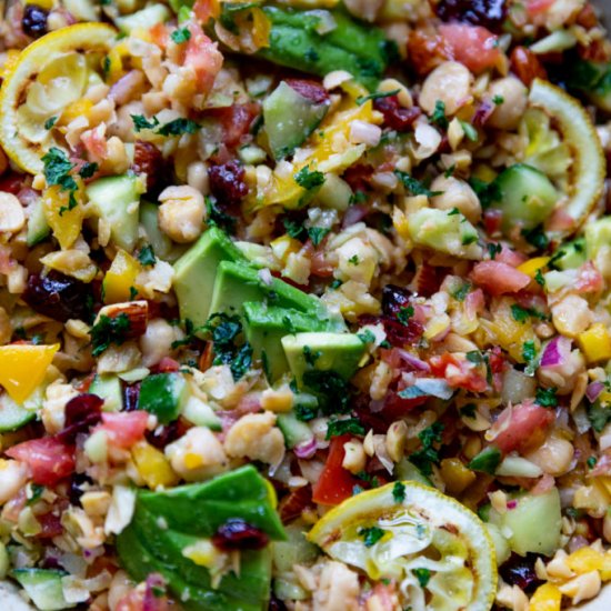 Chilled Chickpea Chopped Salad