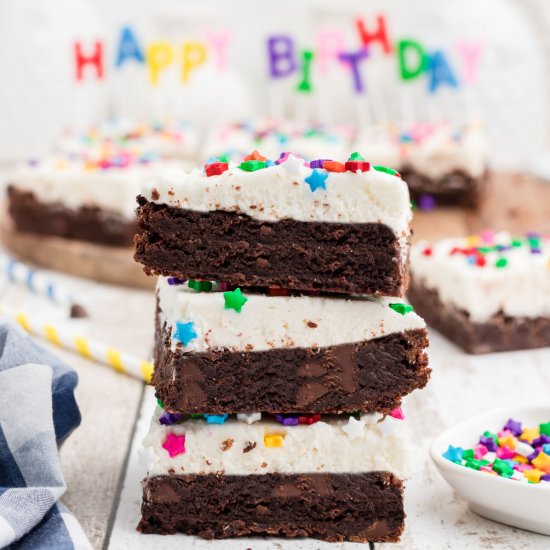 Birthday Brownies