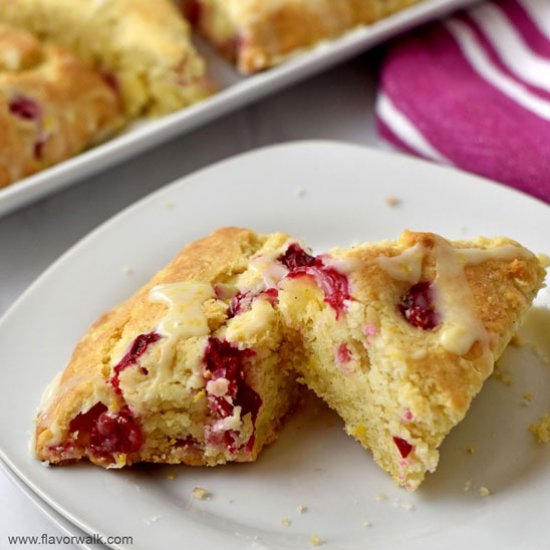 Gluten Free Cranberry Orange Scones