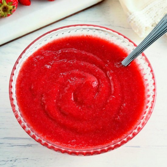 Strawberry Reduction Sauce