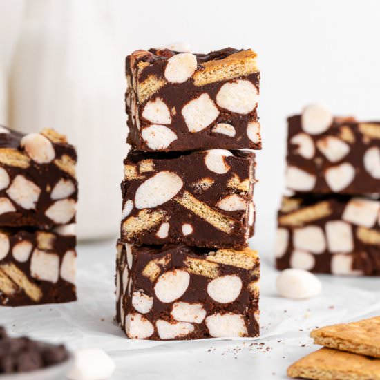 Vegan S’mores Fudge