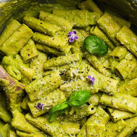 Pasta with Leeks and Green Peas