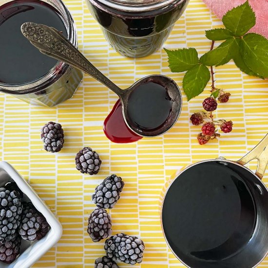 Blackberry Syrup for Pancakes