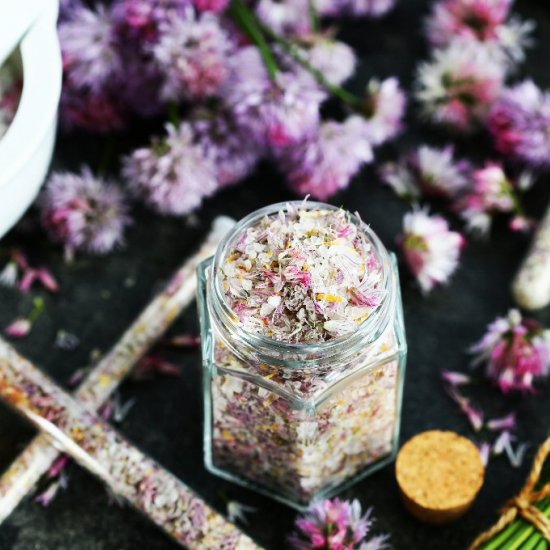 Chive Blossom Salt