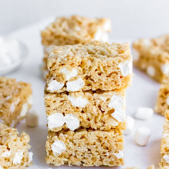 Brown Butter Rice Krispie Treats