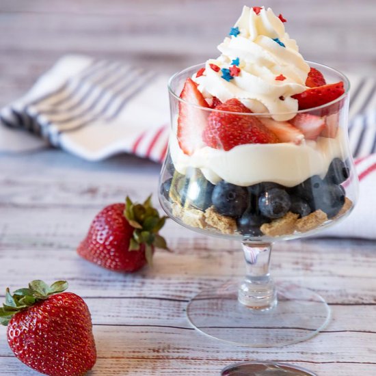 Blueberry Strawberry Parfait USA