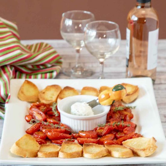 Roasted Tomato Crostini