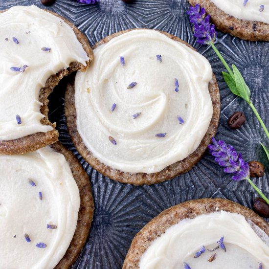 Honey Lavender Latte Cookies