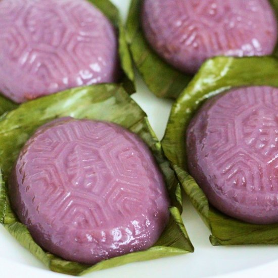 Purple Sweet Potato Angku Kuih