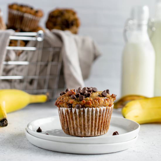 Sugar/Gluten Free Banana Muffins