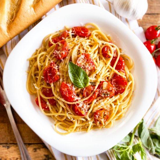 Cherry Tomato & Garlic Pasta