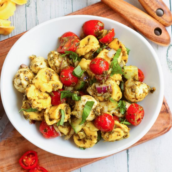 Pesto Tortellini Salad