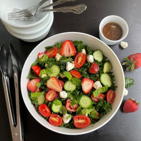 Kale Caprese Salad