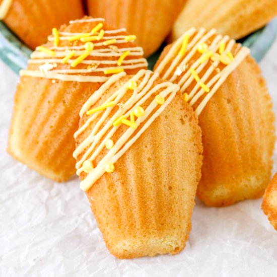 Lemon Madeleines with Almond Flour