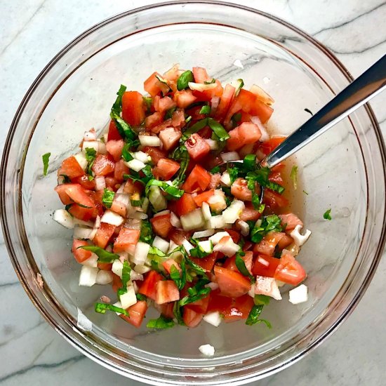 Tomato and Onion Salad or Sauce