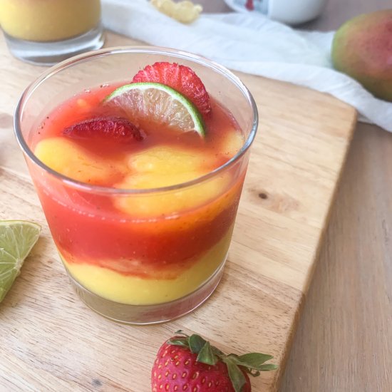 Strawberry Mango Frozen Margarita