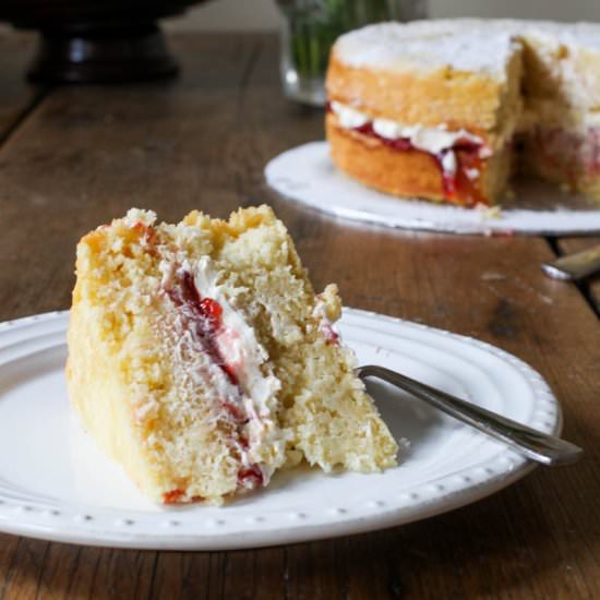 Vegan Victoria Sponge