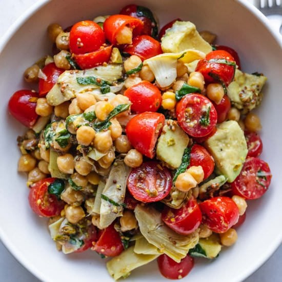 High-Protein Tomato & Basil Salad