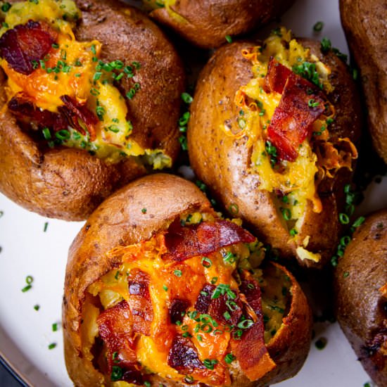 Epic Smoked Baked Potatoes