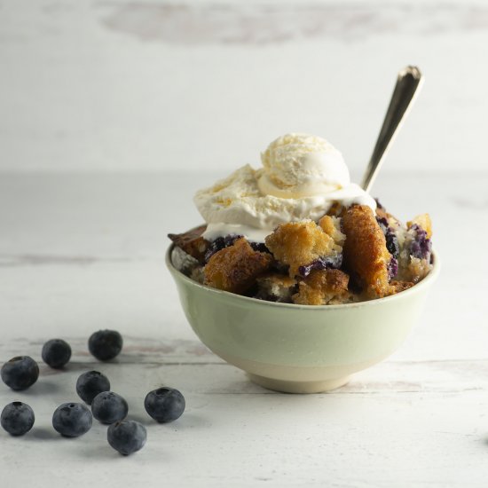 Texas Blueberry Cobbler!