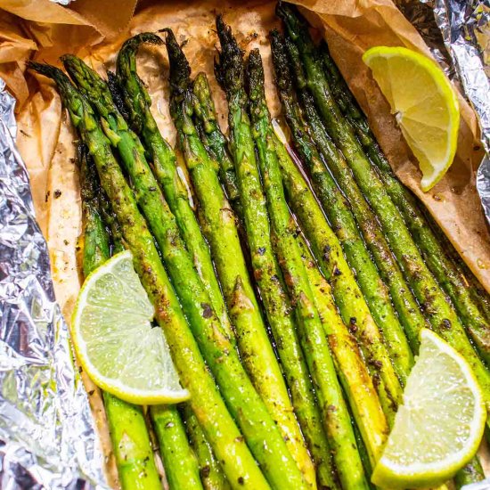 Grilled Asparagus In Foil