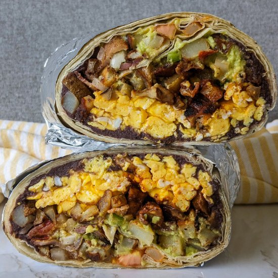 Breakfast Burrito For Two