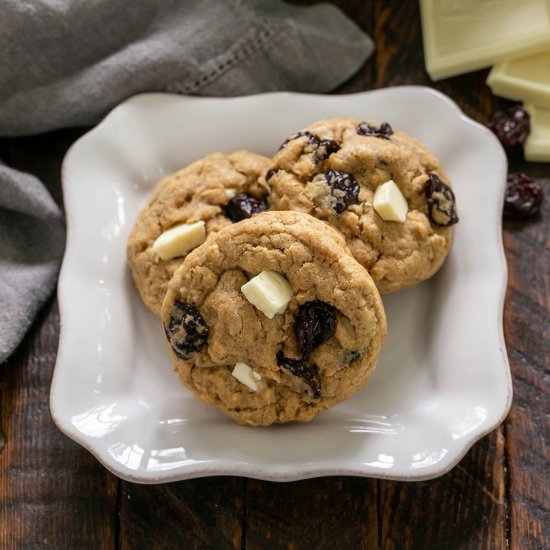 Oatmeal Cherry Cookies