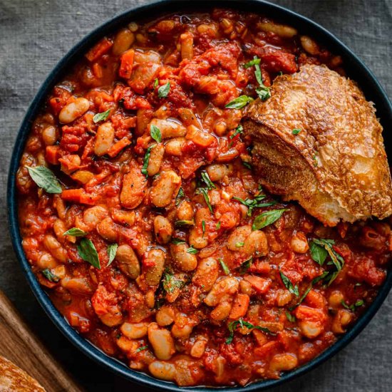 Livornese Stewed Beans